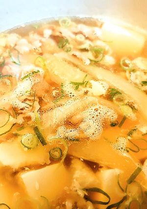 レトルト牛丼を使って大阪 名物肉吸い-レシピのメイン写真