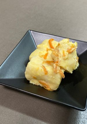 レンチンで、にんじん入り高野豆腐の卵とじ-レシピのメイン写真