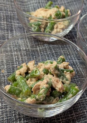 いんげんとツナの胡麻マヨ和え-レシピのメイン写真