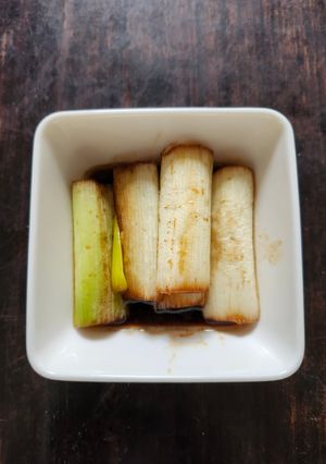 白ネギを焼いただけ。-レシピのメイン写真