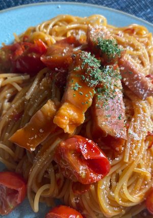 ワンパン🍝アラビアータ-レシピのメイン写真