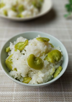 初夏の味♪そらまめごはん☆白だしde簡単-レシピのメイン写真