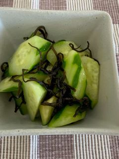 きゅうりと塩昆布和え-レシピのメイン写真
