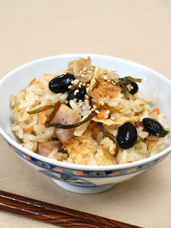 黒豆煮の炊き込みご飯-レシピのメイン写真