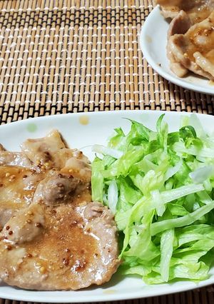 豚肩ロースの香ばし醤油マスタードソテー-レシピのメイン写真