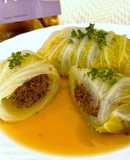 タンパク質豊富　にしんのロール白菜！