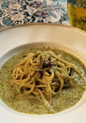 簡単ワンパン★バジルソーススパゲッティ-レシピのメイン写真