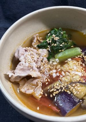 なすとトマトのつけだれ-レシピのメイン写真