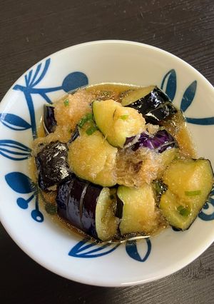 麺つゆで⭐︎ナスの揚げ浸し-レシピのメイン写真