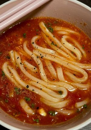 5分で作れるイタリアン風うどん-レシピのメイン写真