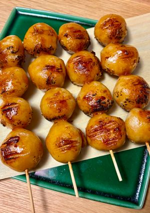 所沢焼きだんご(甘くない醤油焼きだんご)-レシピのメイン写真