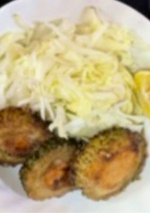 減塩♪ゴーヤの肉詰め揚げ-レシピのメイン写真
