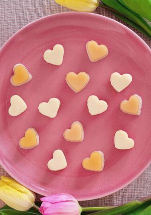 バレンタインにも🧡ハートのにんじんゼリー-レシピのメイン写真