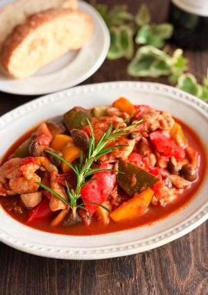 煮込み15分♪鶏肉と夏野菜のカチャトーラ-レシピのメイン写真