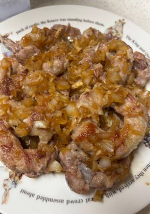 絶品!玉ねぎリングの肉巻きステーキ-レシピのメイン写真