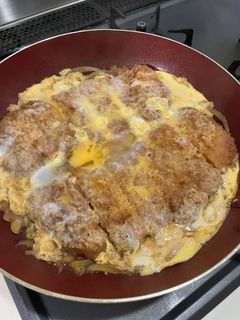 簡単かつ煮 かつ丼!-レシピのメイン写真