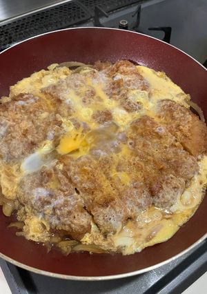 簡単かつ煮 かつ丼!-レシピのメイン写真