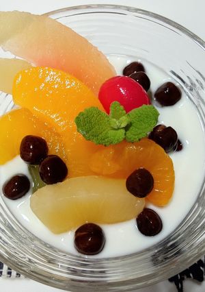 超簡単！お洒落!!♬ヨーグルトみつ豆♬-レシピのメイン写真