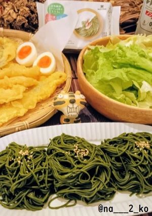 からだ想い温麺のサラダ天ぷら添え-レシピのメイン写真