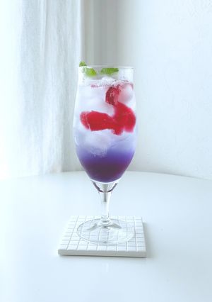 夏の金魚ソーダ【バタフライピー】-レシピのメイン写真
