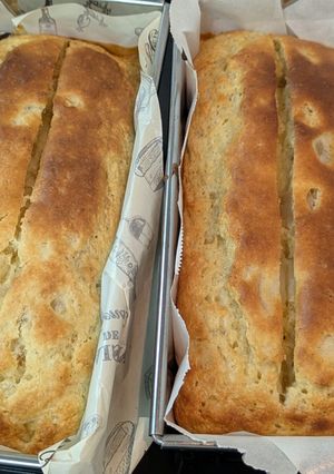HMで作るリンゴとバナナのパウンドケーキ-レシピのメイン写真