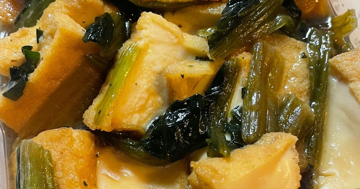 厚揚げとほうれん草の煮浸し by ⭐︎nana⭐︎ 【クックパッド】 簡単