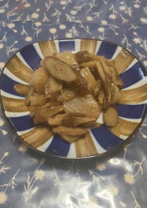 ごぼうとこんにゃくの味噌煮-レシピのメイン写真