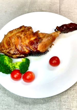 ミニスモーカーでローストチキン-レシピのメイン写真