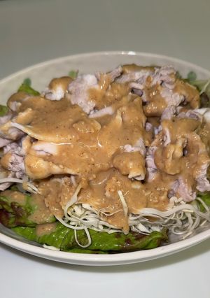 簡単ごまみそだれの冷しゃぶ-レシピのメイン写真