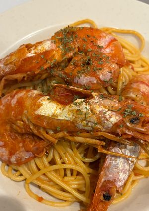 エビトマトクリームパスタ-レシピのメイン写真