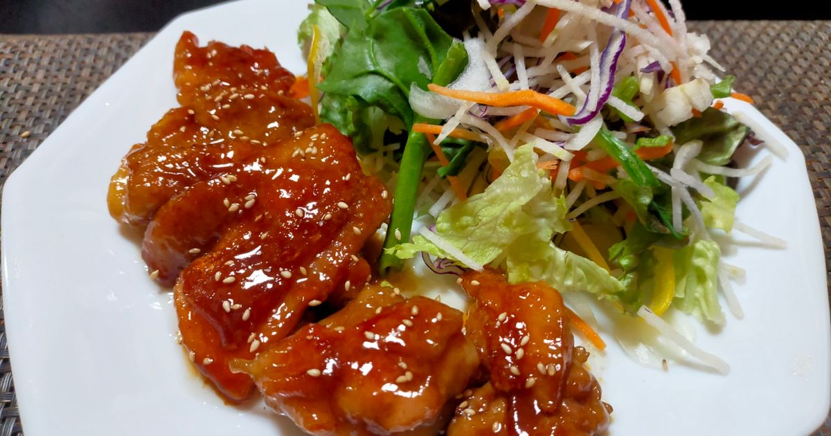 簡単激ウマ＊中華ネギ味噌照り焼きチキン by からあげビール