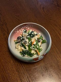 ほうれん草の白和え-レシピのメイン写真