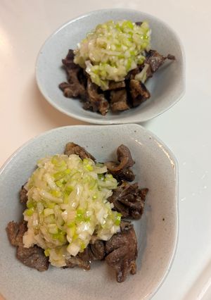 ネギ塩砂肝-レシピのメイン写真