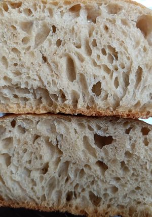 ストウブで作るもっちりカンパーニュ-レシピのメイン写真