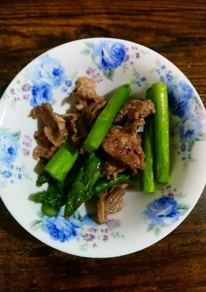 アスパラと牛肉炒め-レシピのメイン写真