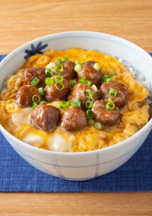 照焼ミートボールあんかけ丼-レシピのメイン写真