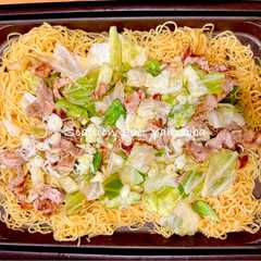 รูปของ 塩ネギ焼きそば