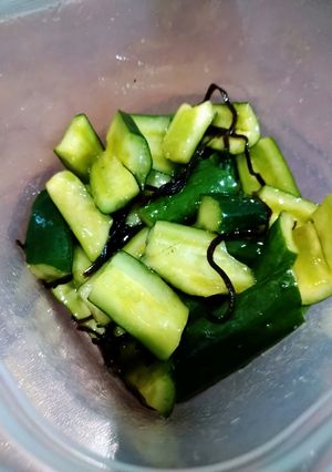 叩き？キュウリと塩昆布の和え物-レシピのメイン写真