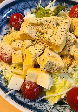 大豆系サラダ●きなこ&ミニ豆腐のサラダ-レシピのメイン写真