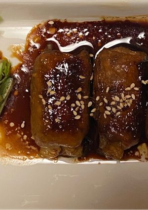 豚巻き蒟蒻、豚巻きトッポギ！-レシピのメイン写真