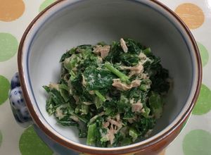 【定番料理】明日葉のツナマヨ和え-レシピのメイン写真