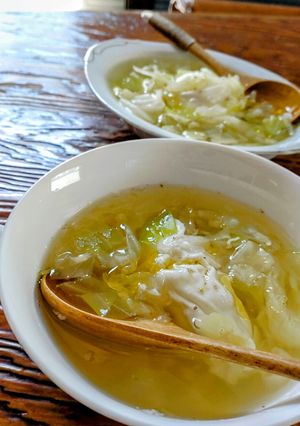 お鍋ひとつ!ポーチドエッグ野菜スープ‼-レシピのメイン写真