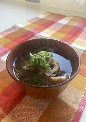 ほうじ茶で簡単!中華風スープ-レシピのメイン写真