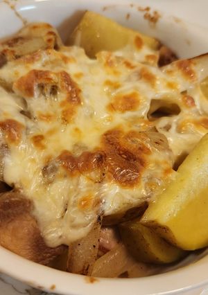 ポテトとチキンのダブルチーズ焼き-レシピのメイン写真