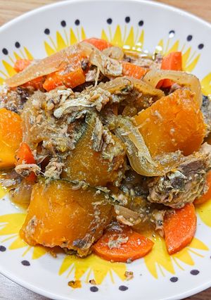 レンチンで時短！鯖缶と野菜の炒め煮-レシピのメイン写真