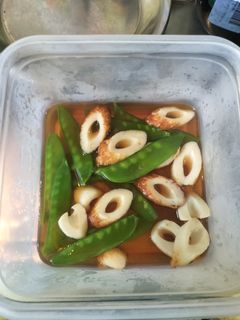 絹さやとちくわのさっと煮-レシピのメイン写真