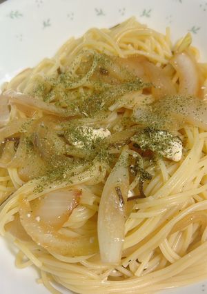 塩昆布と玉ねぎとクリームチーズのパスタ-レシピのメイン写真
