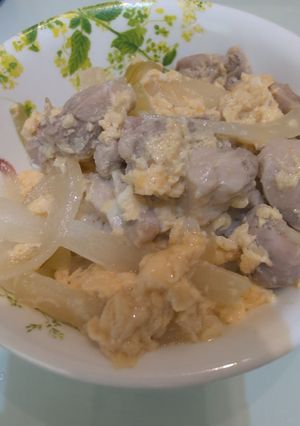 レンジで簡単親子丼☆鶏もも1枚使用-レシピのメイン写真