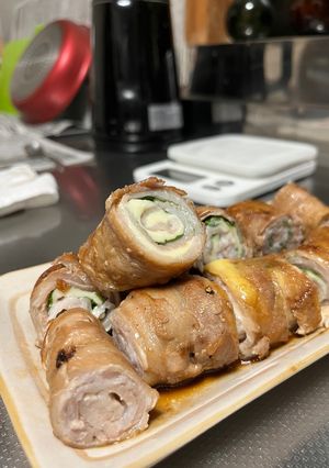 大葉とチーズの豚肉巻き-レシピのメイン写真