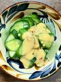 明日香さんのキュウリとコンニャクの和え物